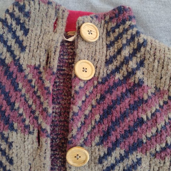 Free People Polly Magoo plaid Cardigan sweater - Picture 7 of 12